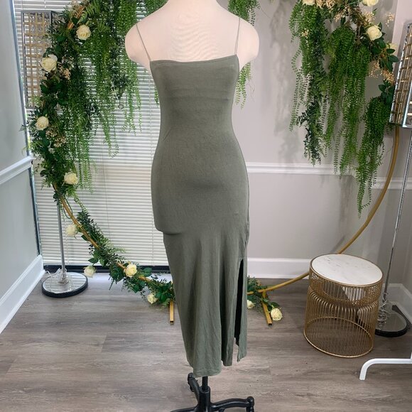 Enza Costa | Strappy Side Slit Dress - Picture 1 of 7